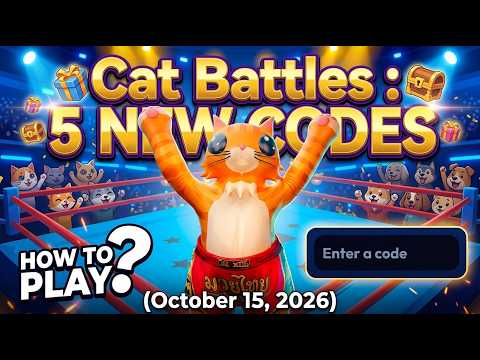 Video thumbnail: five new Cat Battles codes and how to play